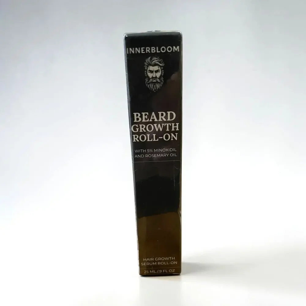 BEARD Care Growth Roll-on hair serum Portable Natural Oils Face Innerbloom Men